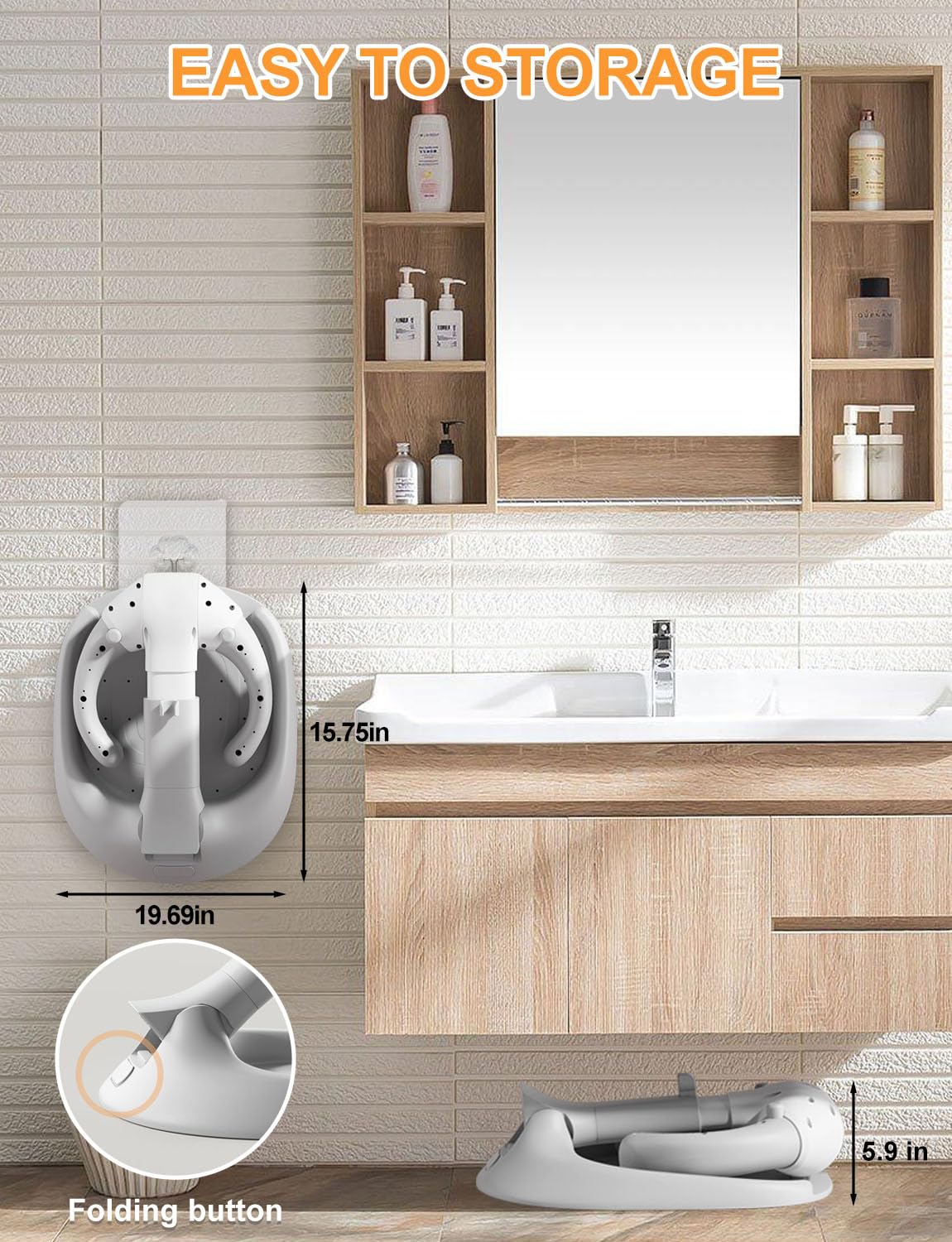KAshack 3-in-1 versatile design for diaper changes and lotion application