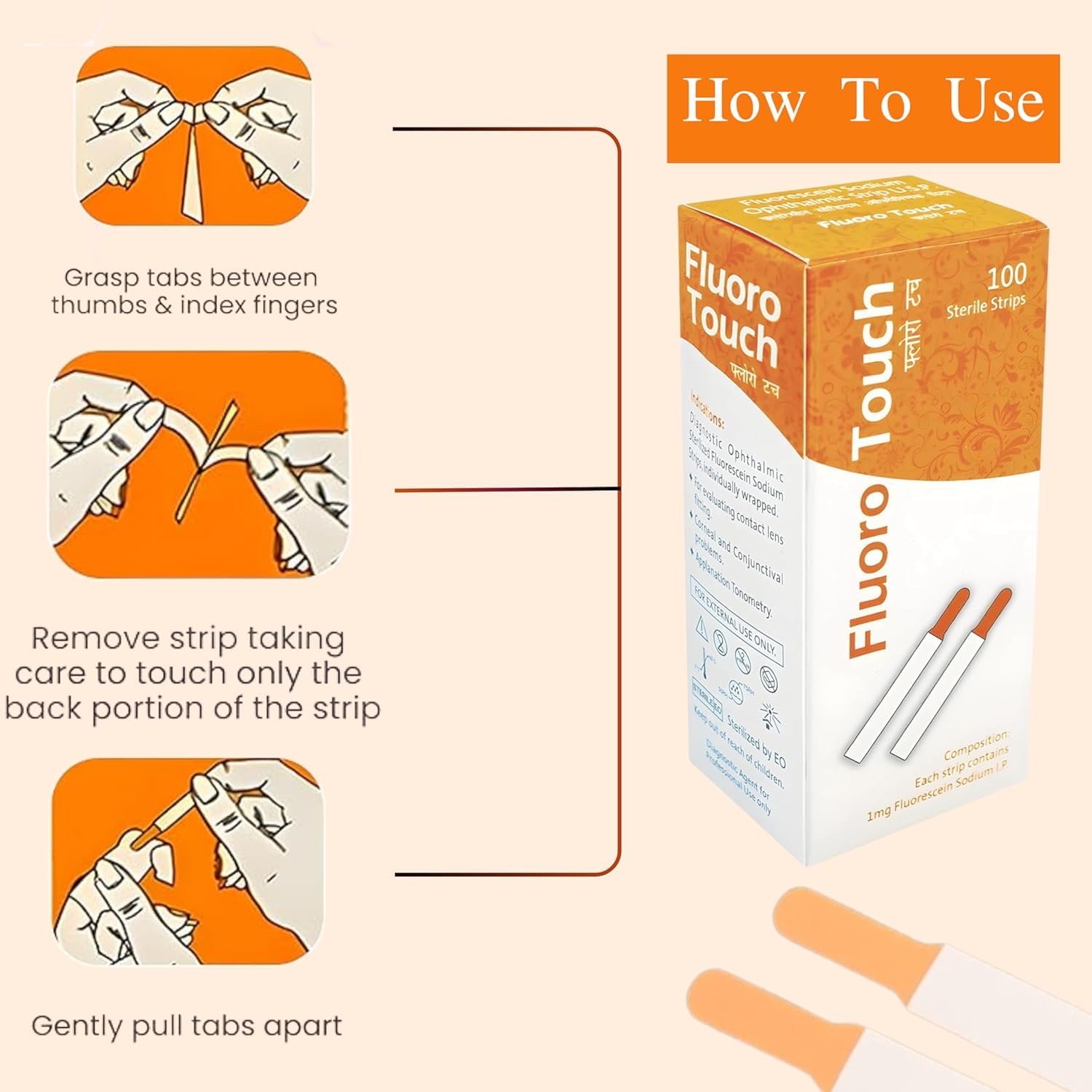 KASHSURG Peel-open packaging with transparent film on one side