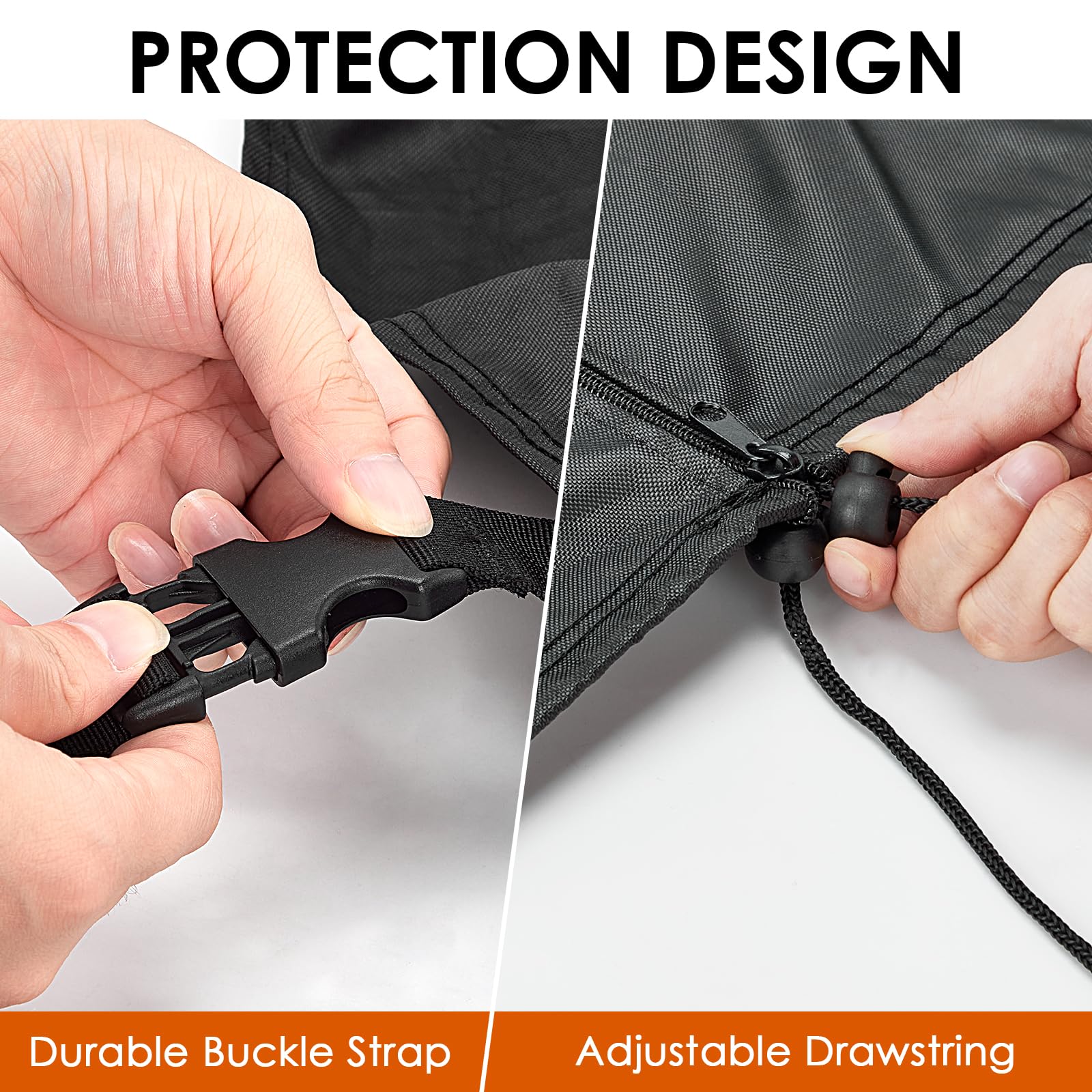 Kasla Baby Swing Cover with easy-on-off zipper for simple installation.