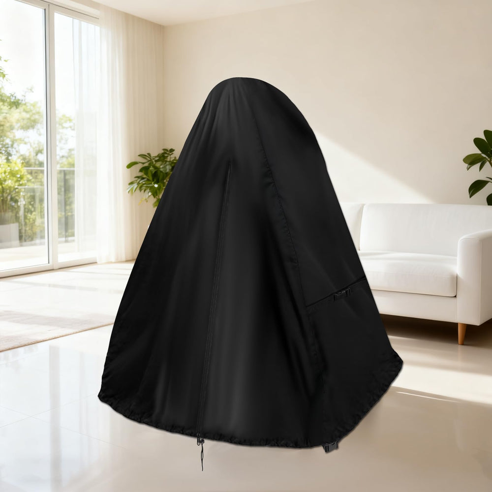 Kasla Baby Swing Cover's weather-resistant nylon keeps the swing dry.