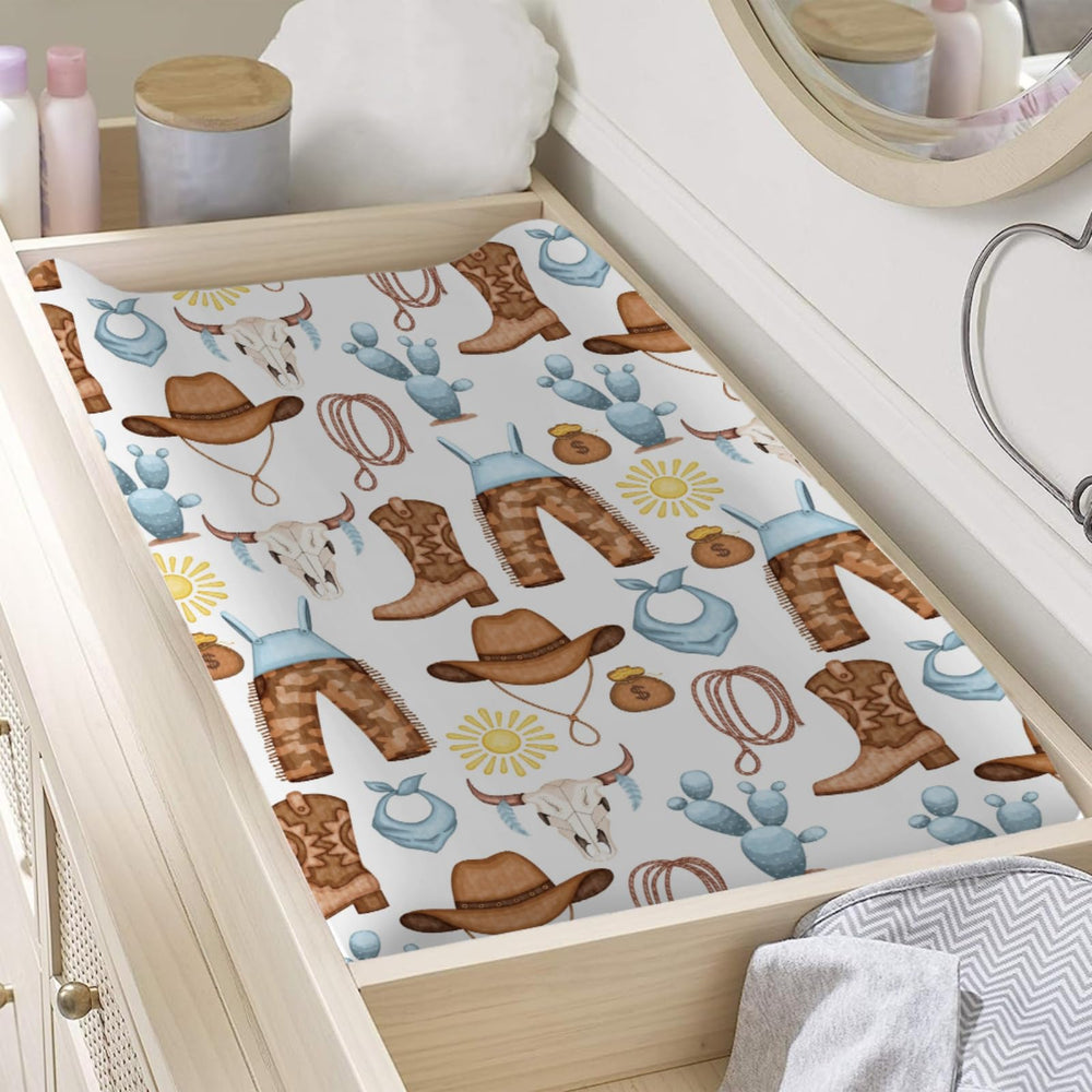 KASTLEE pad cover featuring cactus design for stylish nursery and easy machine washing