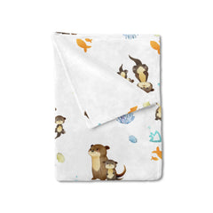 KASTLEE baby sea otter blanket 30x40 cozy warmth for newborns and toddlers.