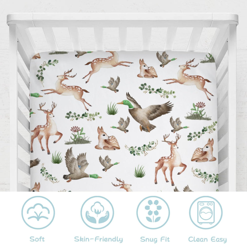 KASTLEE easy-care crib sheet machine washable and fade-resistant