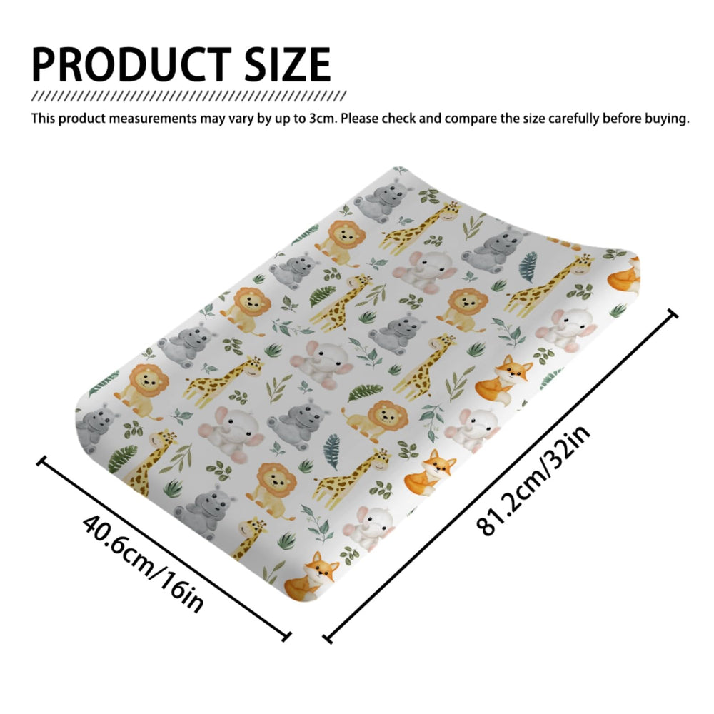 KASTLEE Jungle Safari lion changing pad cover keeps baby changing smooth and cozy.