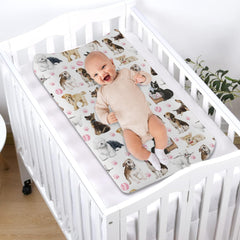 KASTLEE machine-washable changing pad cover for easy cleaning and quick dries.