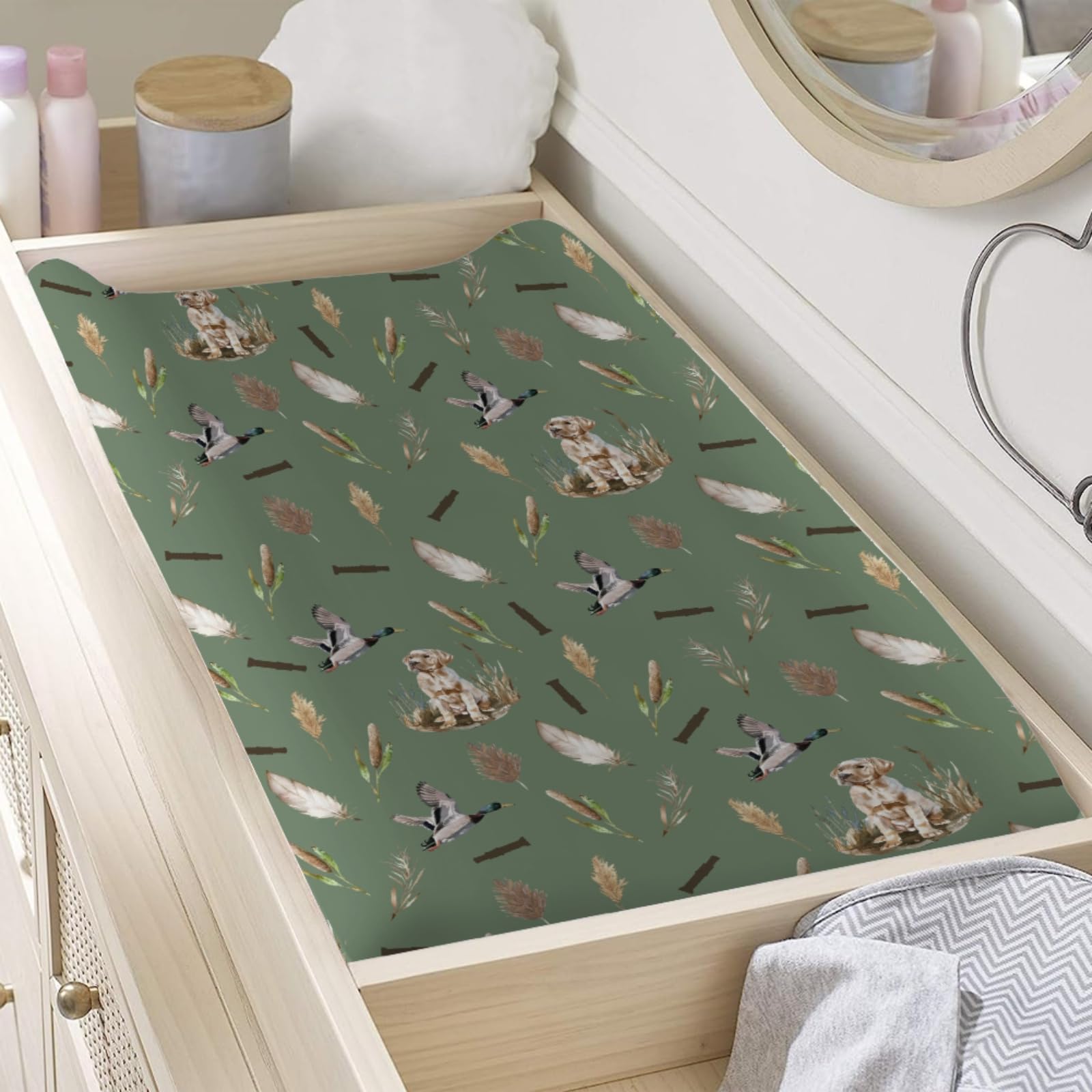 KASTLEE milky silky polyester changing pad cover provides gentle stretch and a snug fit.