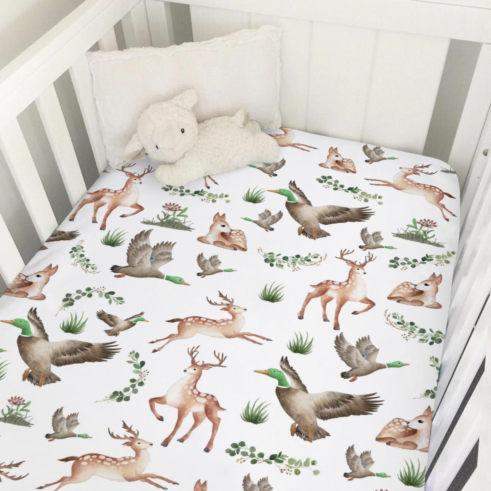 KASTLEE standard crib mattress sheet 52x28 for easy fit