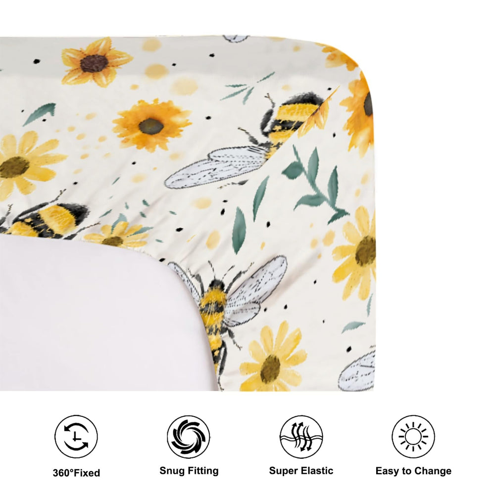 KASTLEE standard-fit sheet works with standard cribs and toddler mattresses.