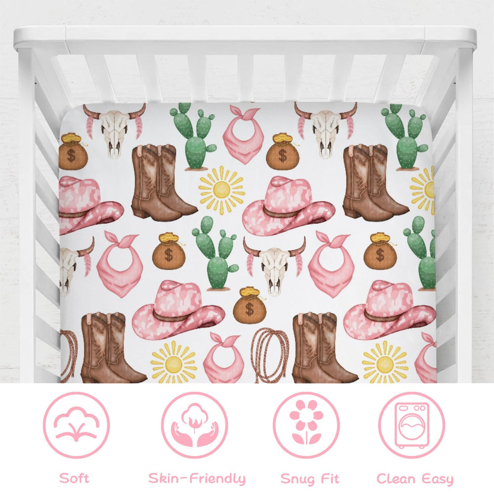 KASTLEE unisex nursery sheet complements any crib or toddler bed