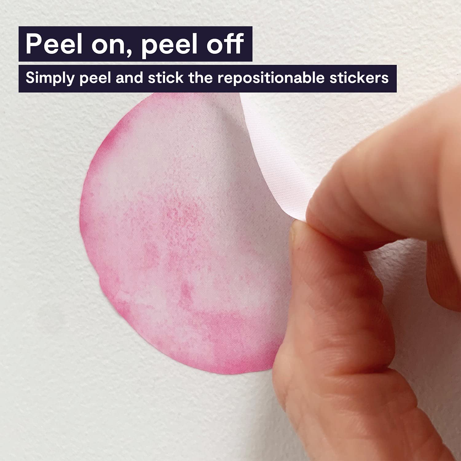 Kasubeso pastel polka dots wall decals for windows and doors with translucent visibility.