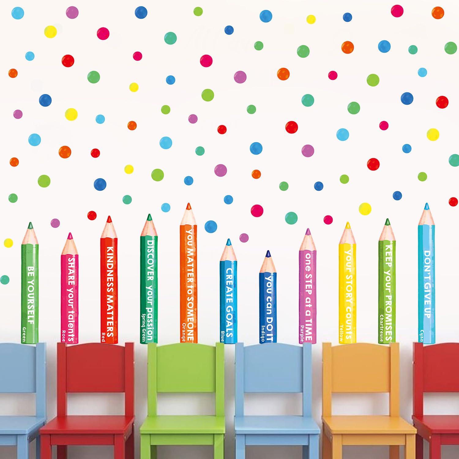 Kasubeso peel-and-stick decals allow quick room transformation.