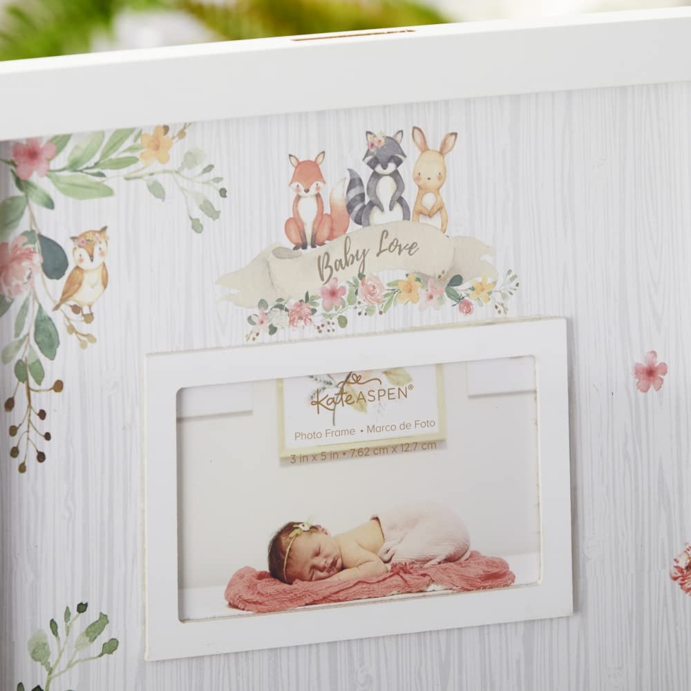 Kate Aspen nursery-ready keepsake that transitions from shower to child's room.