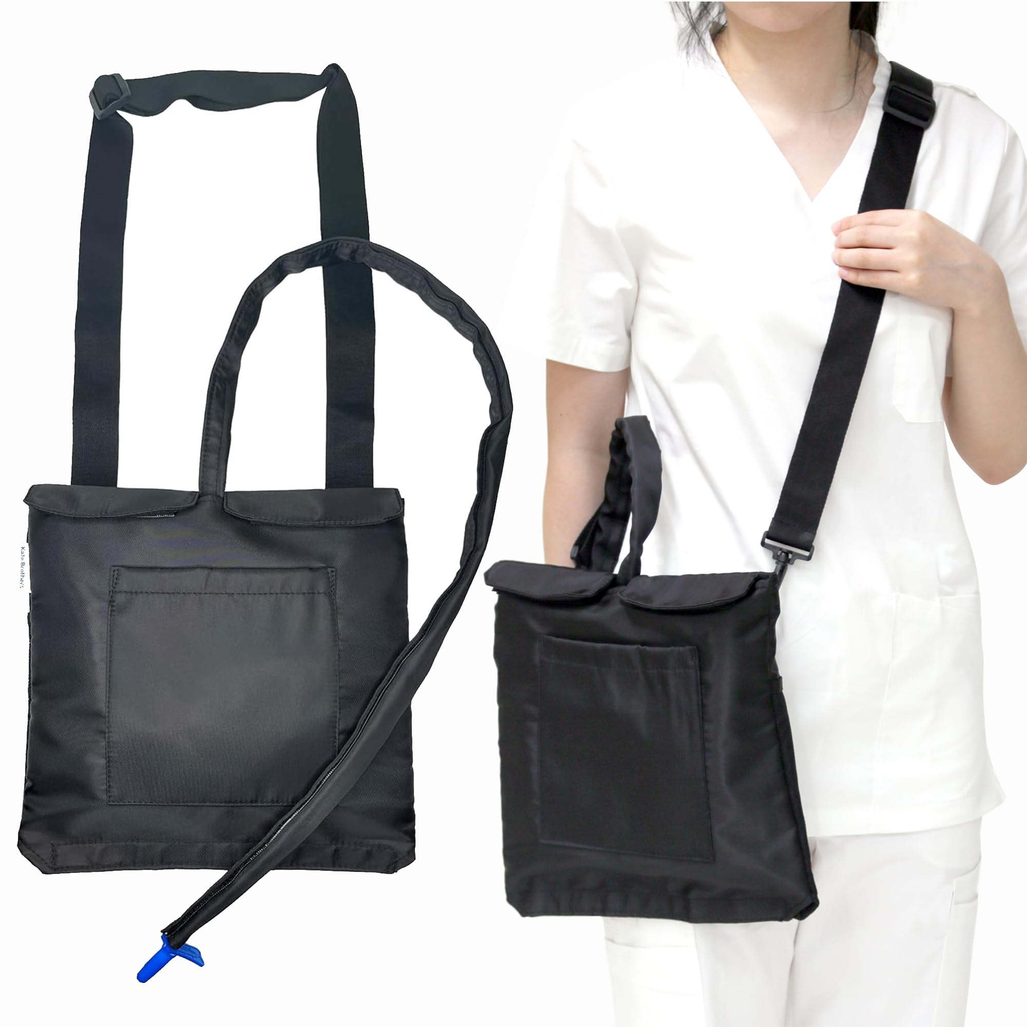 Kate Brothers Catheter Bag Holder front view with privacy-friendly design.