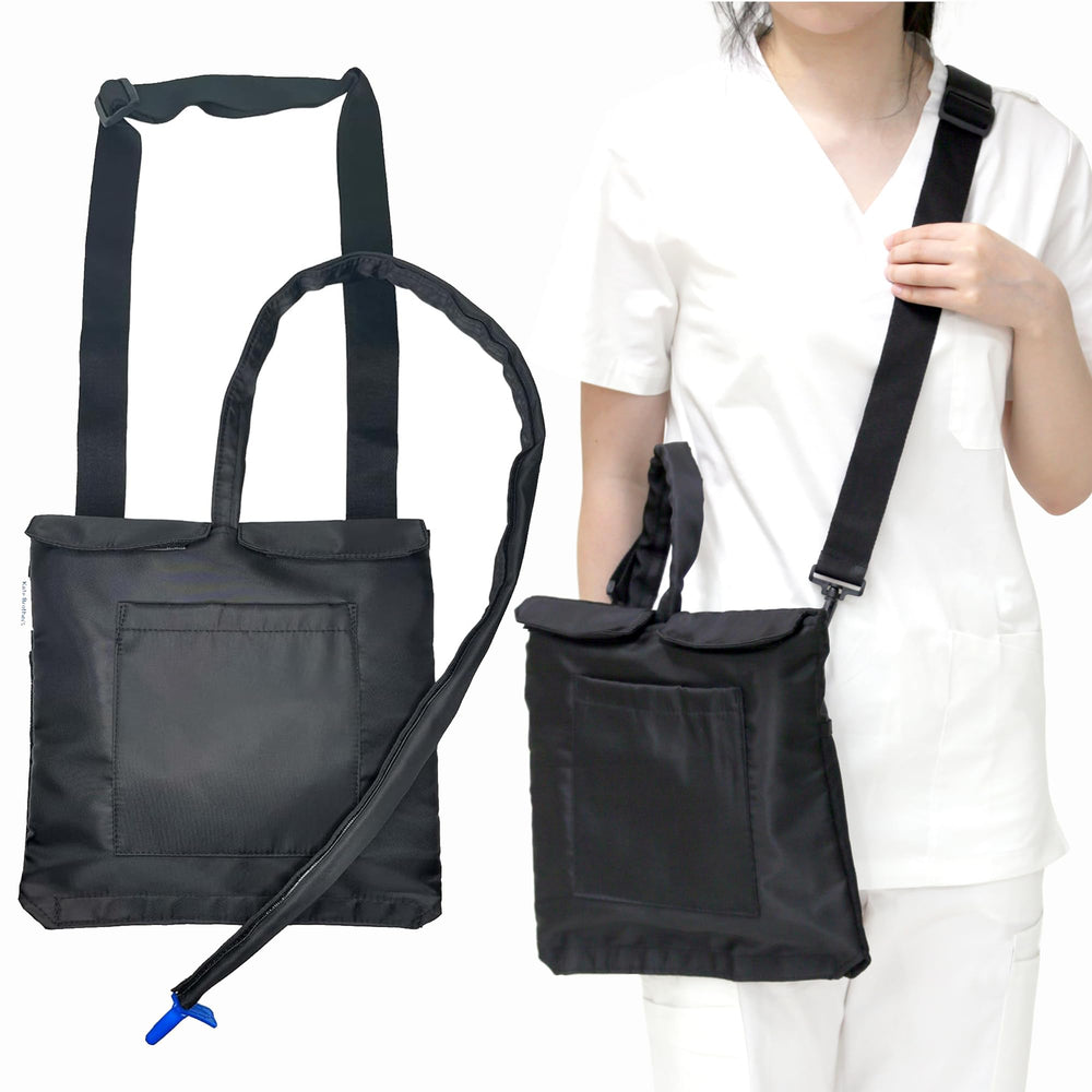 Kate Brothers Catheter Bag Holder front view with privacy-friendly design.