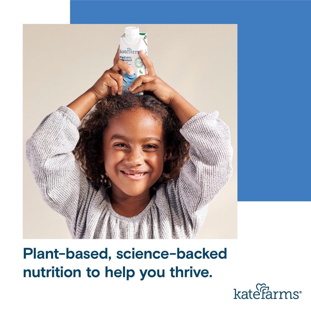 Phytonutrient-rich extracts from broccoli kale berries turmeric in Kate Farms shake.