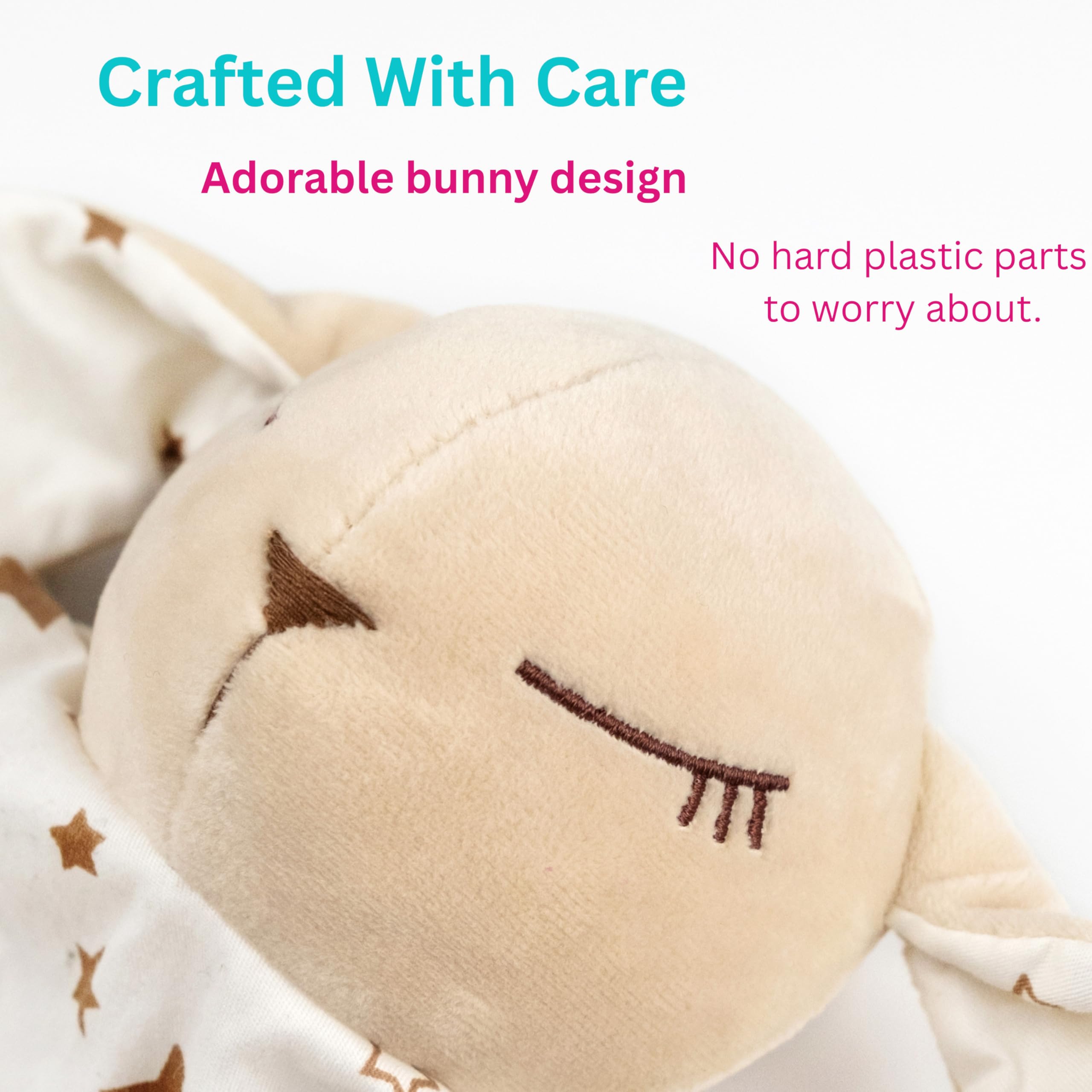 Katiia Joy Bunny Lovey CPSIA-safe design with no small parts.