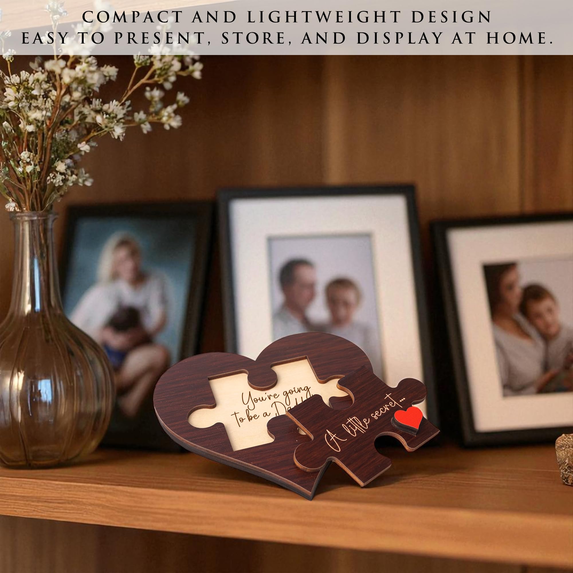 KATINAT baby announcement keepsake crafted from wood for lasting memory.
