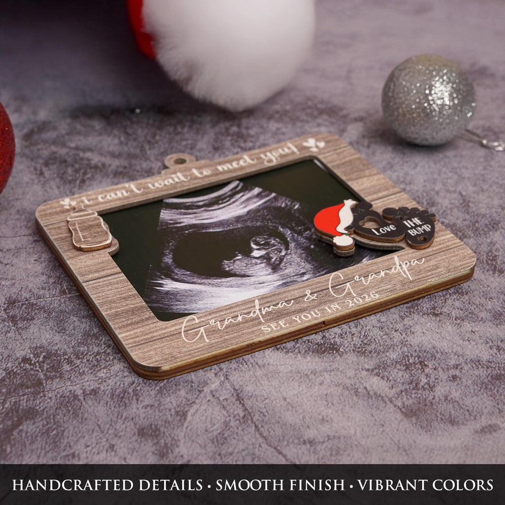 KATINAT baby announcement ornament invites family to share joy this season