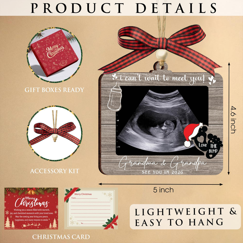 KATINAT ultrasound photo frame highlights family joy for pregnancy announcements