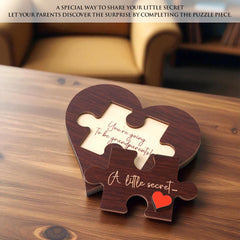 KATINAT premium wood heart sign doubles as a long-lasting keepsake for families
