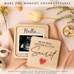 KATINAT ultrasound picture frame slot, ready to insert baby image.