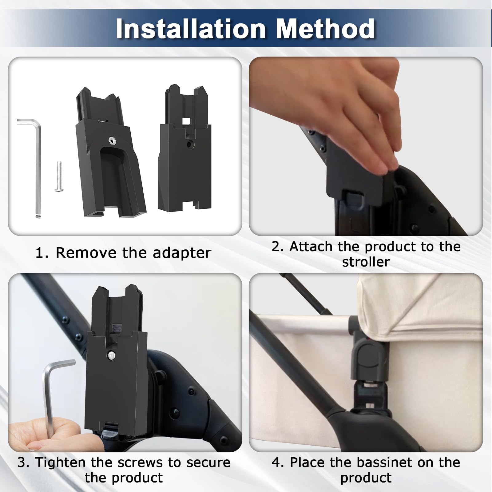 Katywixu Nuna Swiv compatibility connector supports safe, quick installation.