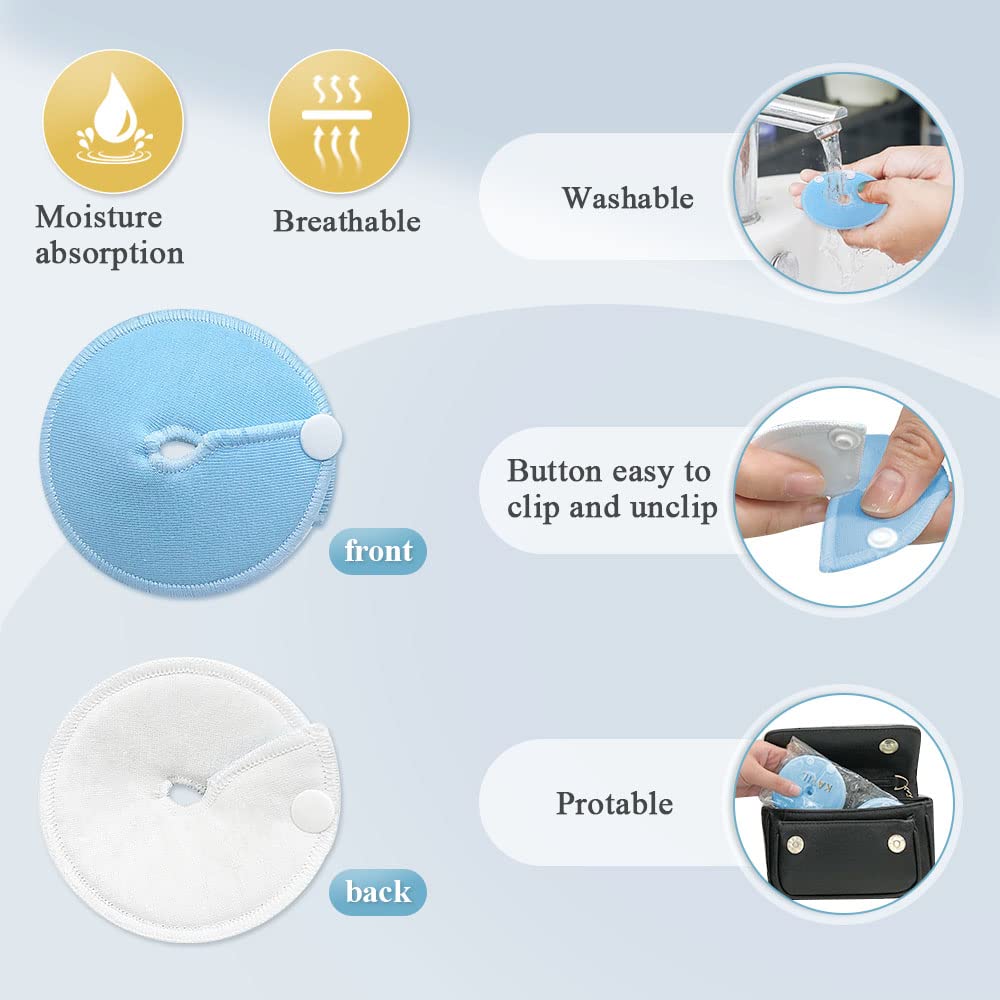 KAVIL soft cotton G-Tube pad; moisture-absorbing for skin comfort.