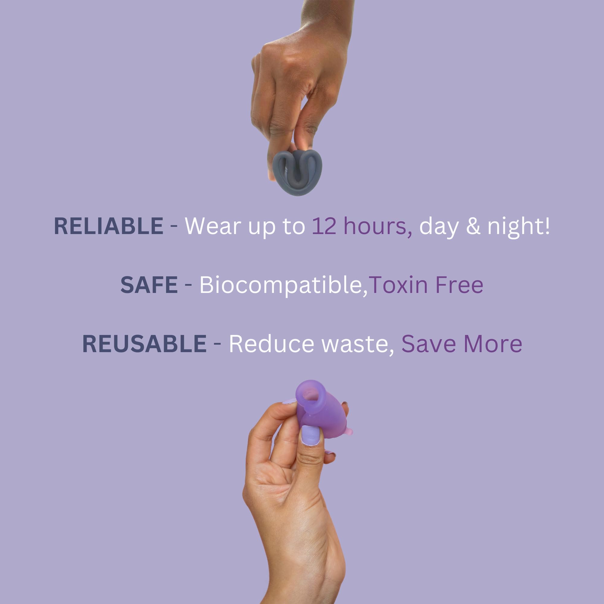 KAVODA silicone close-up shows soft medical-grade material for comfort.