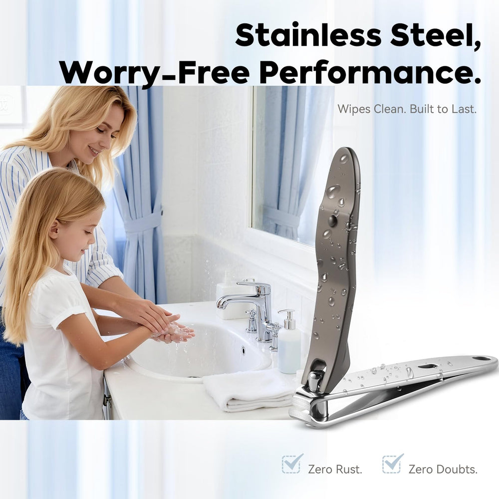 KAYALIKES gray grooming tool designed for safe family nail care.