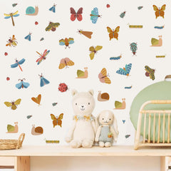 Kazova insect wall decals dragonfly for playful kids room decor and easy stick-on setup