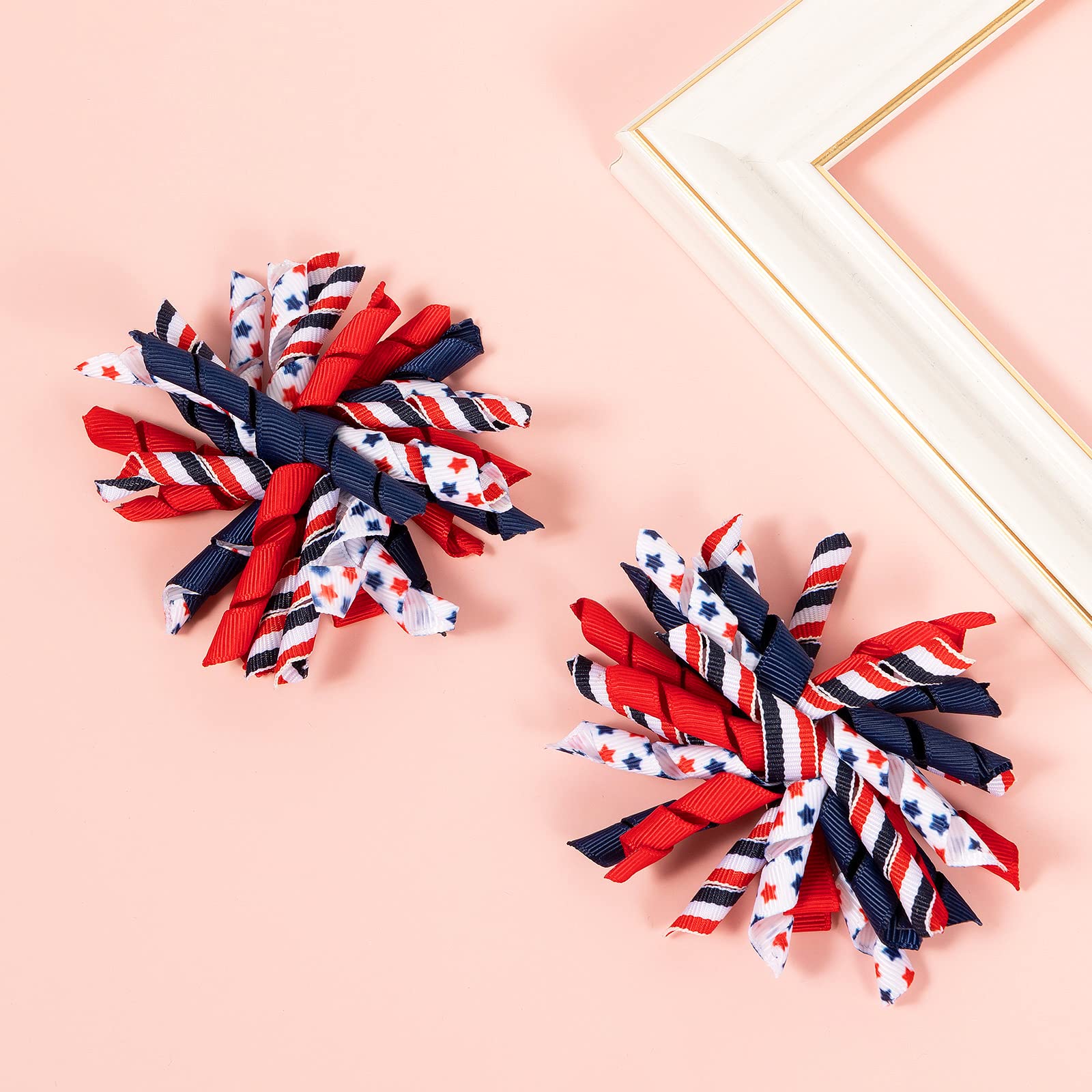 KCHIES alligator clip detail secures hair during celebrations.