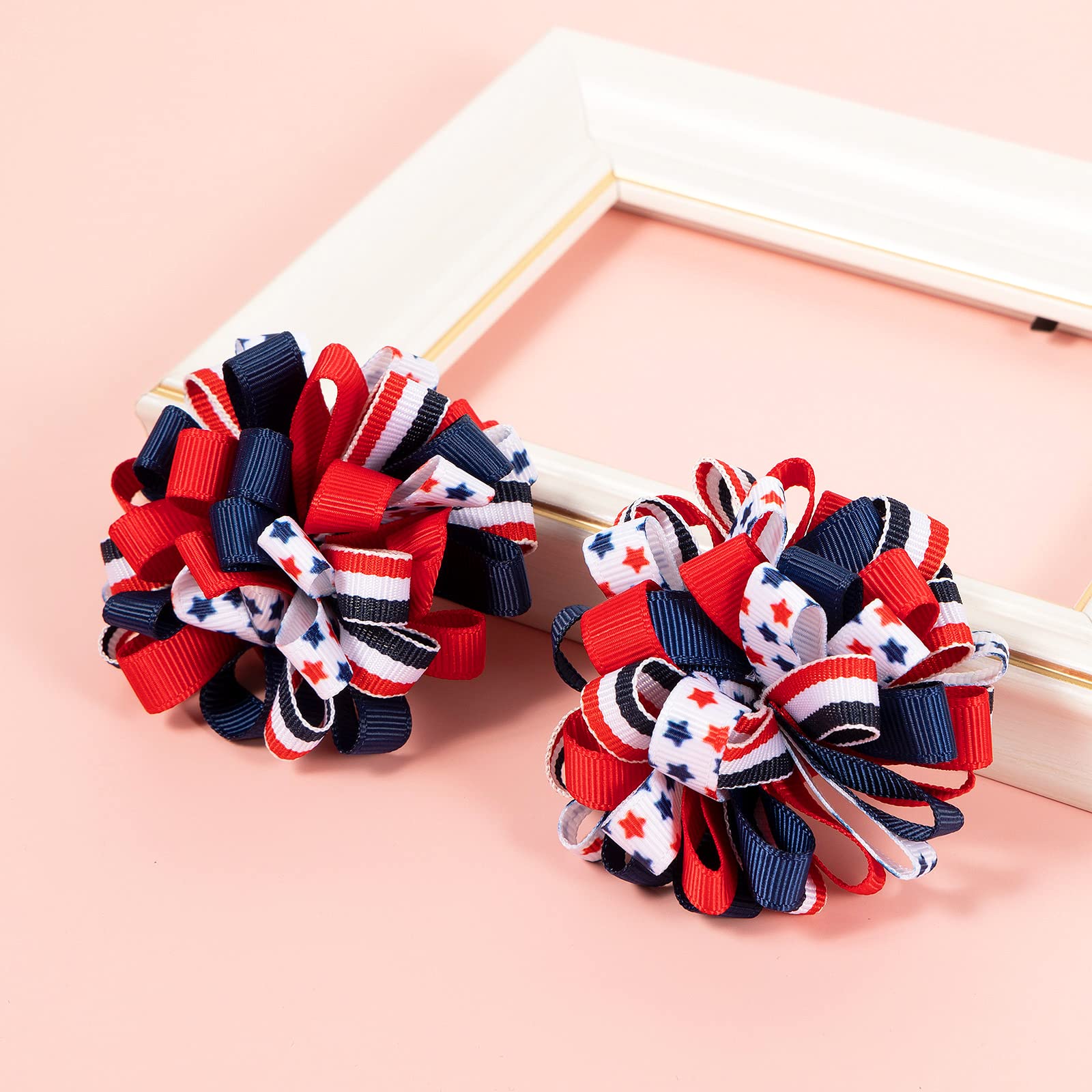 KCHIES patriotic ensemble pairs with dresses for 4th of July celebrations.