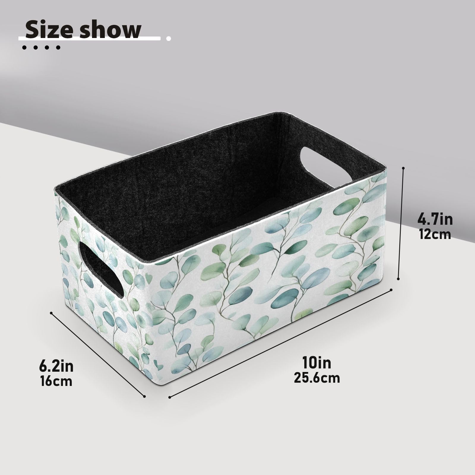 Kcldeci foldable storage bin compact design saving space in a closet
