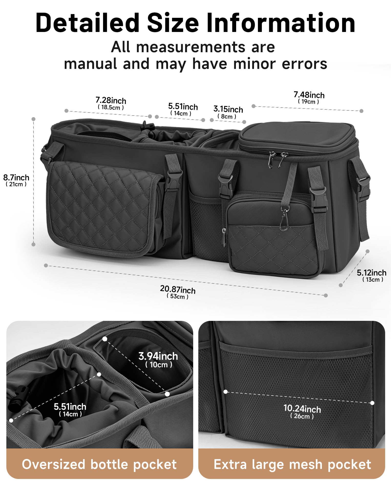 kcross insulated compartment bottle temperature for on-the-go feeding