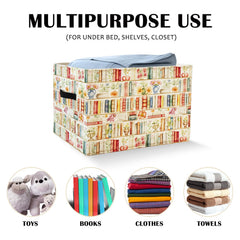 KDHTY collapsible storage basket shown from the side for versatile use.