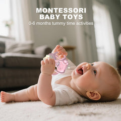 KDTOMOY infant molar teether combined with pacifier for 0-12 months.