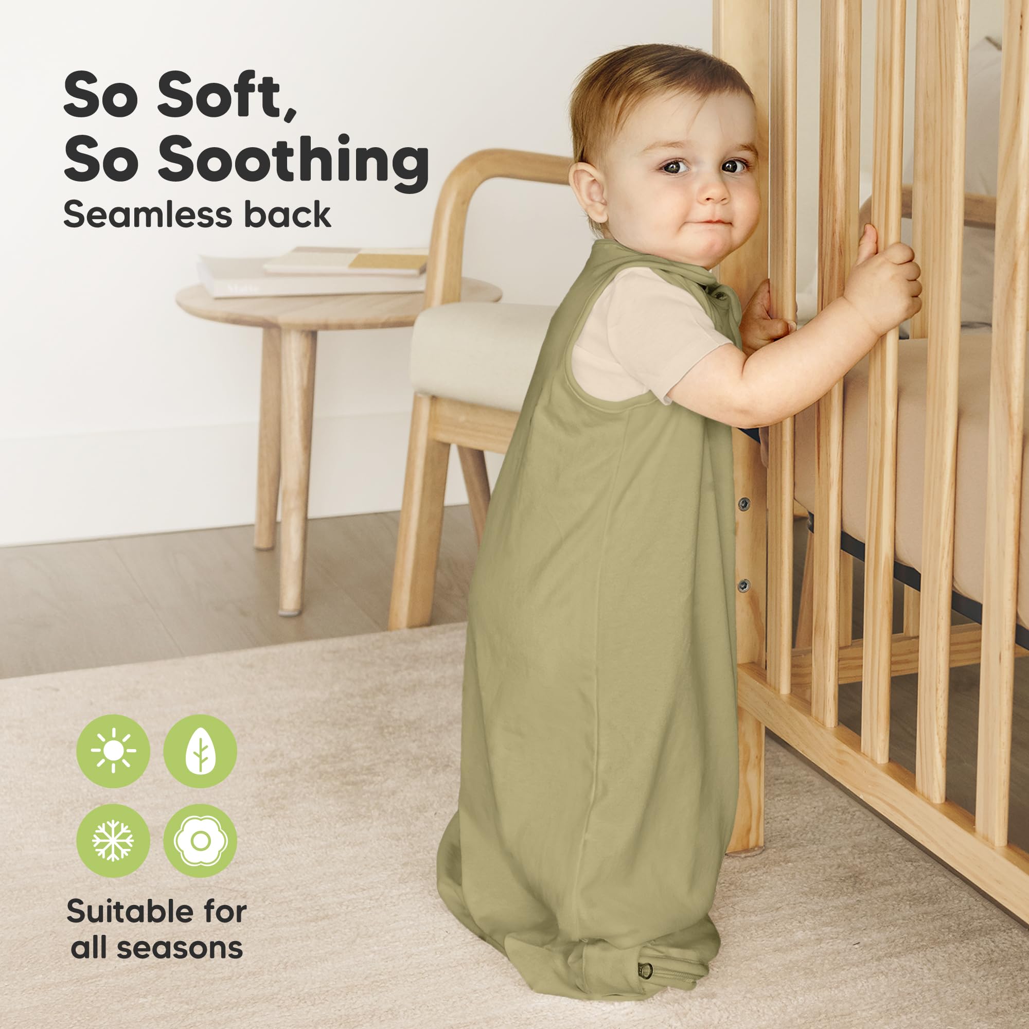 KeaBabies Avocado 2-Pack flat lay packaging presents a convenient two-pack set.