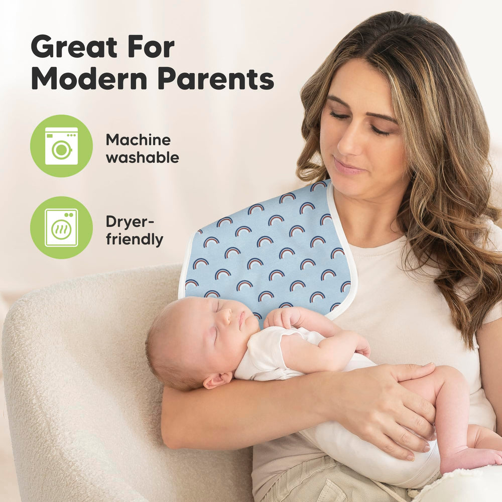 KeaBabies unisex-style burp cloths fit both baby boys and girls.