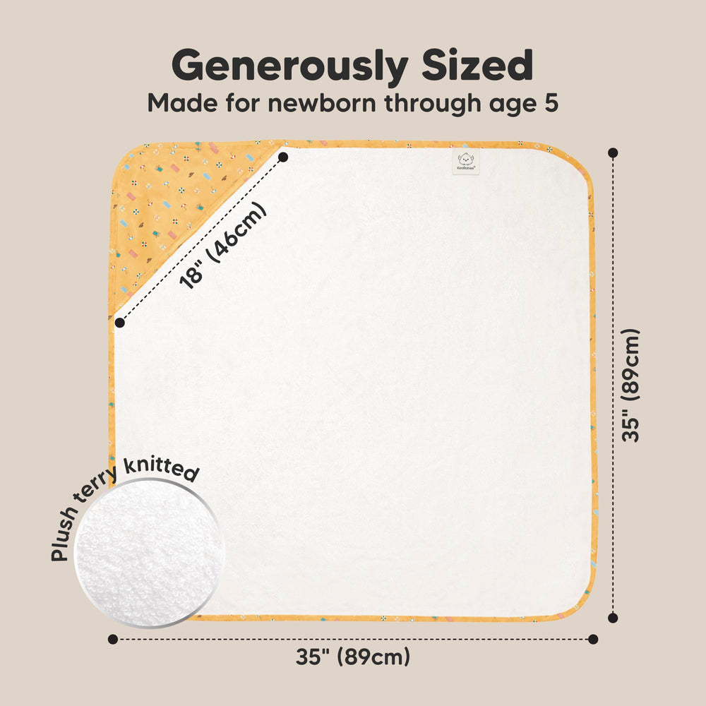 KeaBabies towel gentle on sensitive skin for daily use