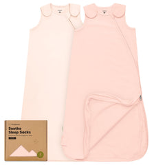 KeaBabies Soothe Sleep Sack Mist Rose 6-18 months cozy and breathable.