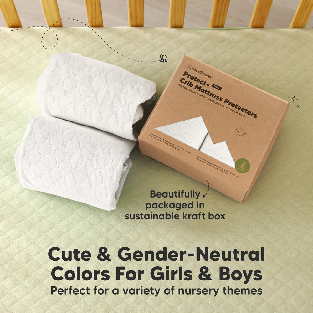KeaBabies travel-friendly protector fits easily in a diaper bag.