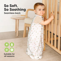 KeaBabies 0.5 TOG breathable sleep sack for all-season comfort.