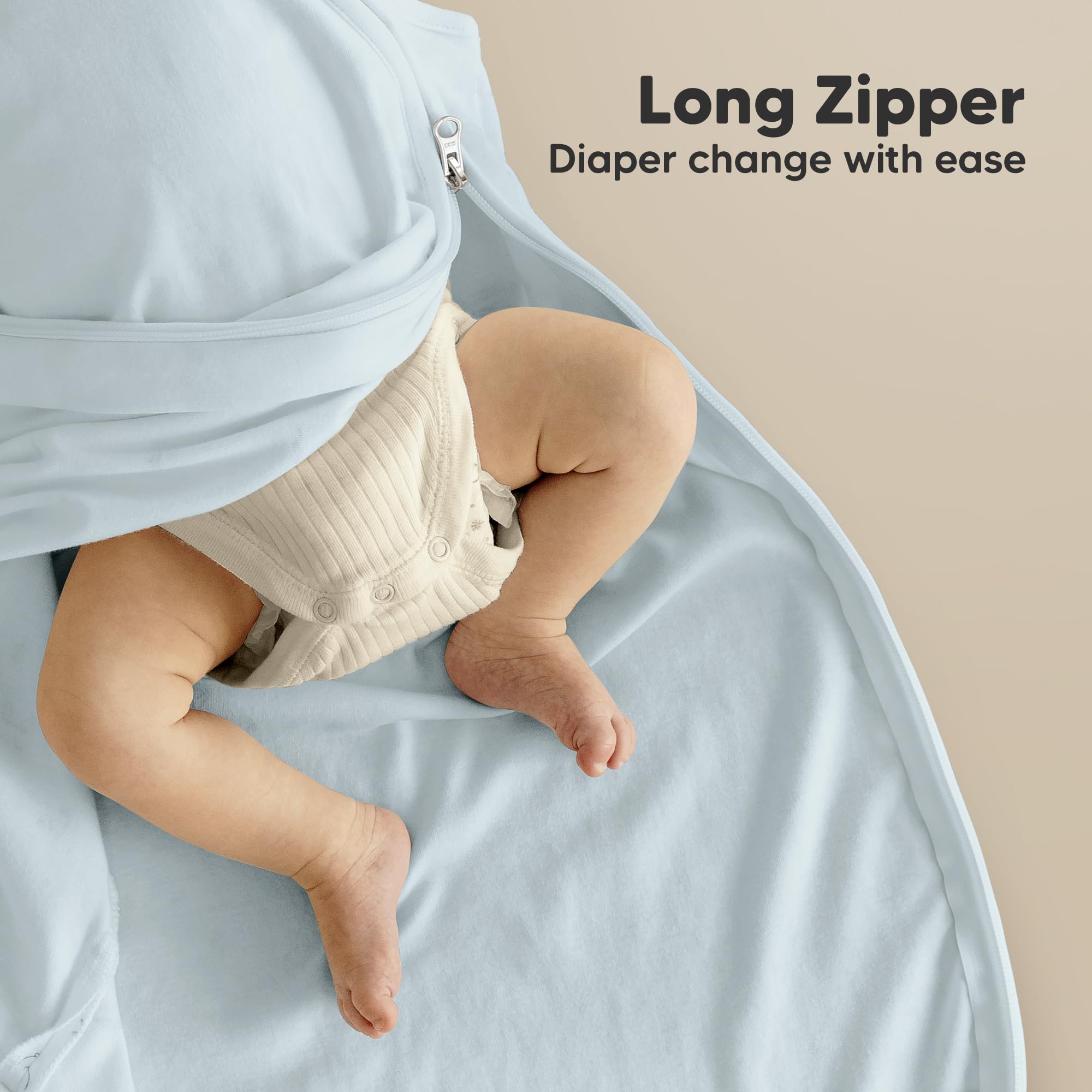 KeaBabies 18-24 month sleep sack in Glacier for growing children