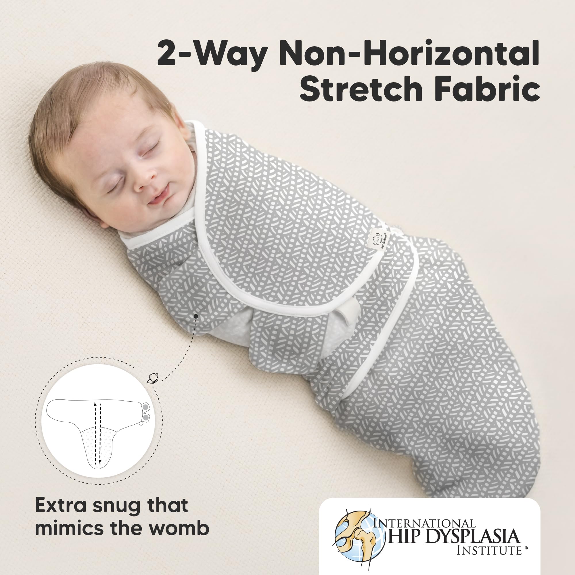 KeaBabies 2-way stretch knit offers durability and comfort for longer use