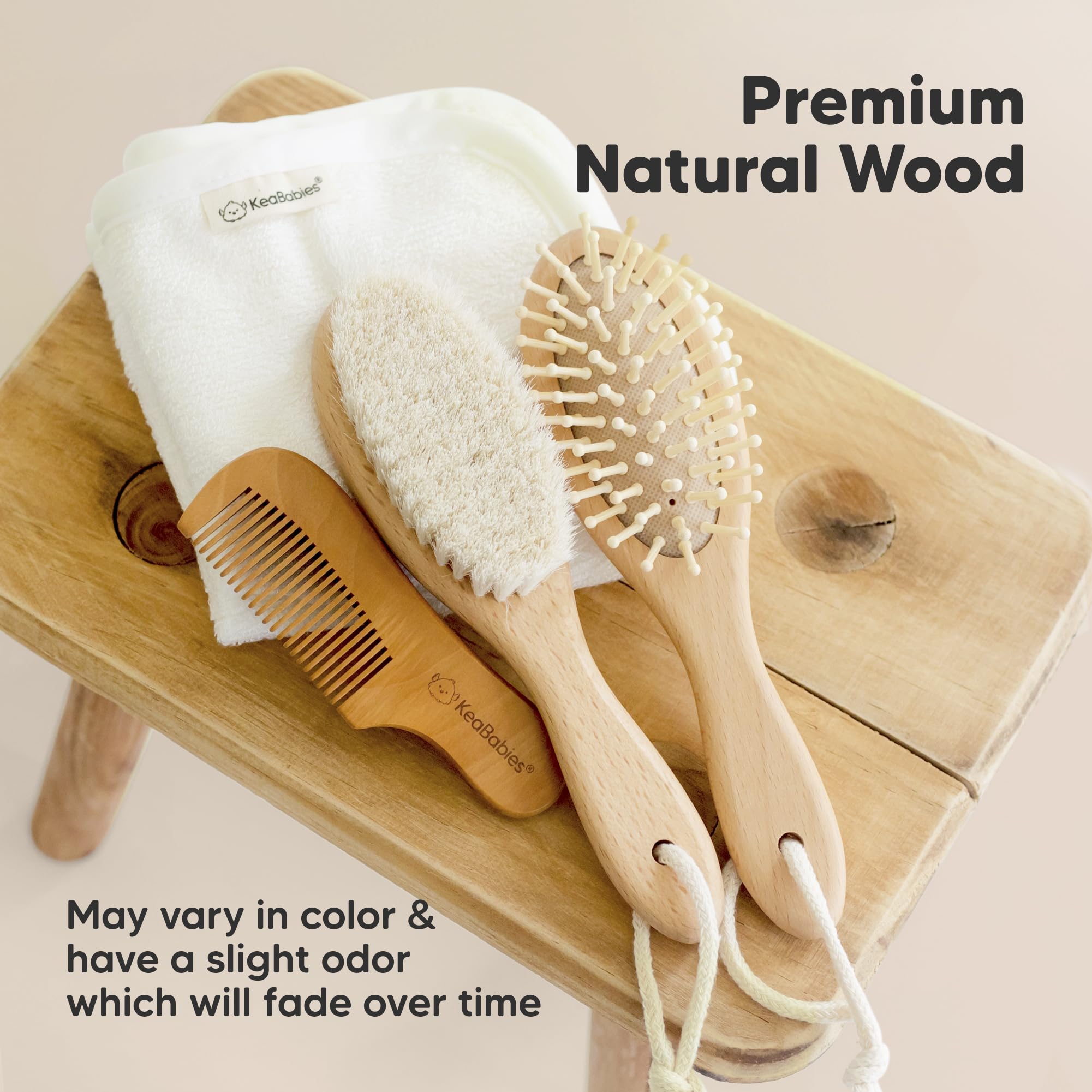 KeaBabies 3-in-1 baby grooming kit ready for newborn care