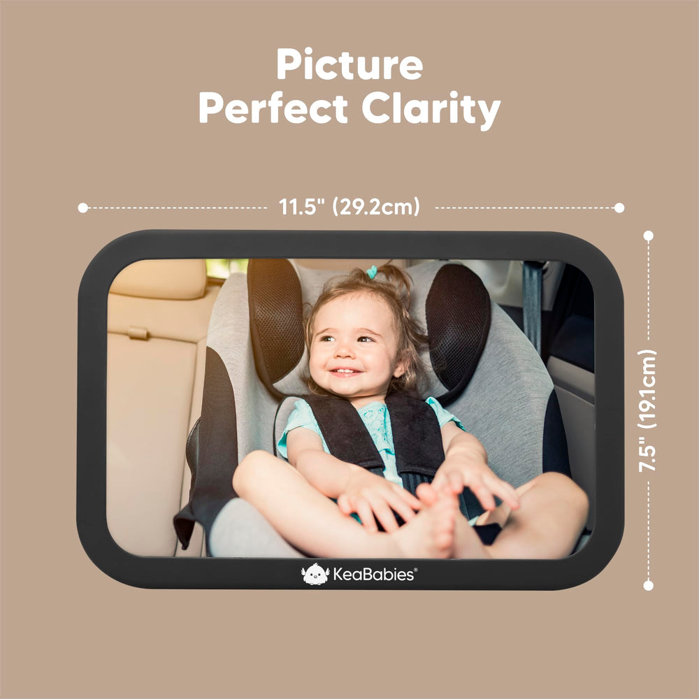 KeaBabies 360° rotation lets you angle the view from the driver’s seat
