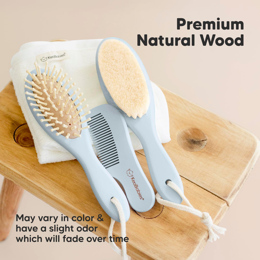 KeaBabies 3-in-1 grooming kit grows with baby needs.