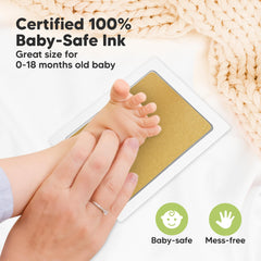 KeaBabies 4.2x6 inch ink pad ideal for newborns and small paws.