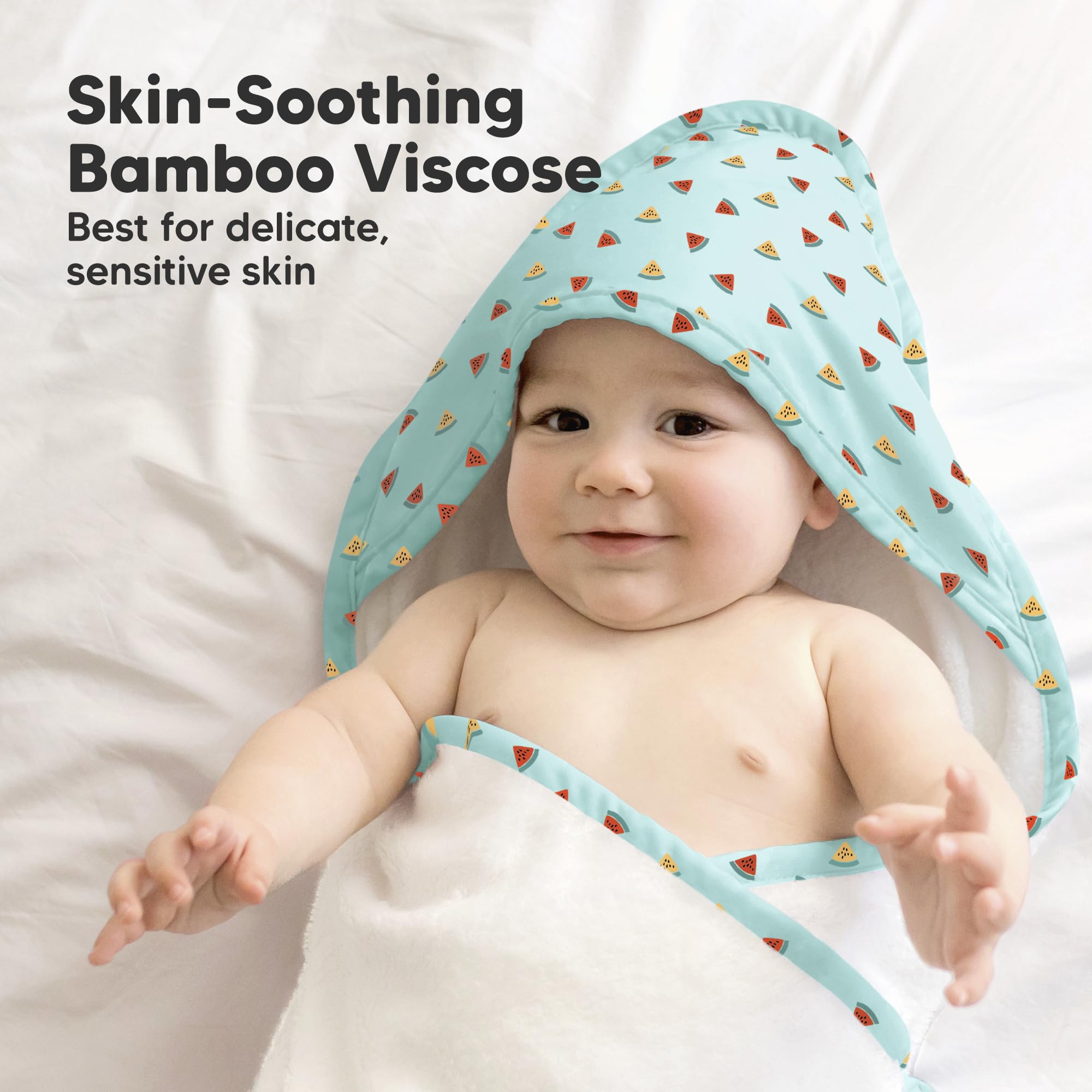 KeaBabies 500gsm thick-soft towel shows plush, rich texture