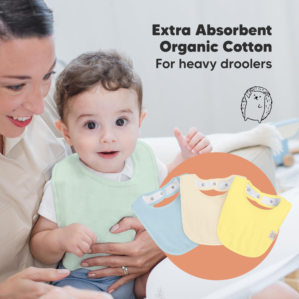 Soft seams with nickel-free snaps for gentle wear on sensitive skin